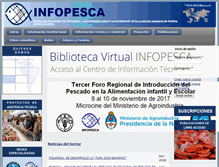 Tablet Screenshot of infopesca.org